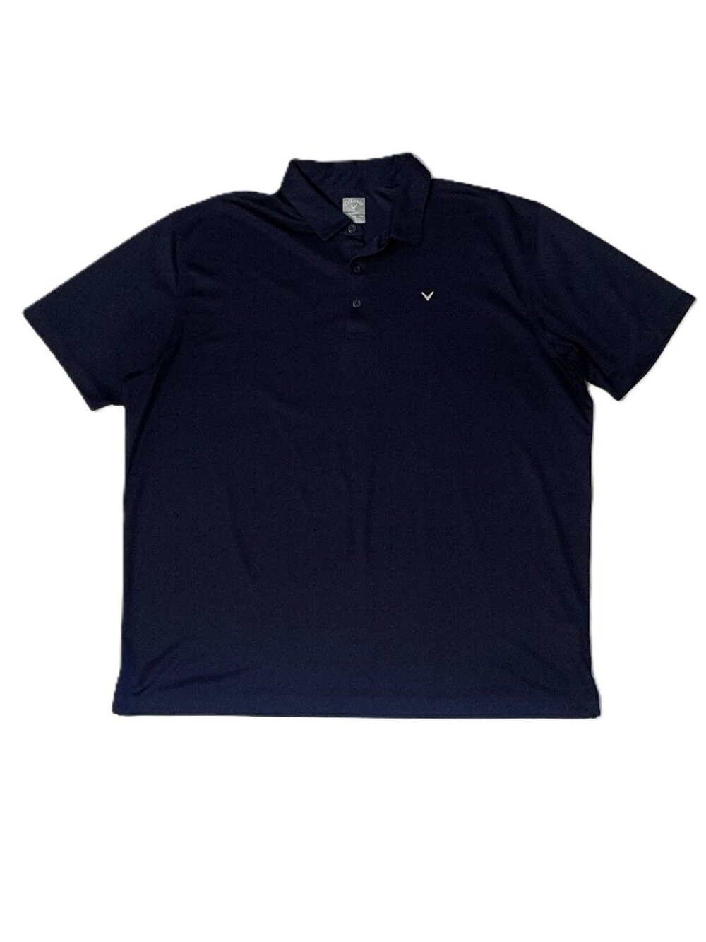 Callaway Opti-Dri Golf Polo Shirt Men’s Sz XXL Navy Blue Short Sleeve Wicking